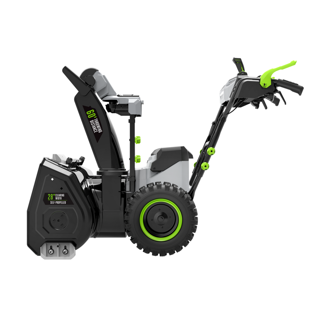 EGO Power+ SNT2807 28 in. Self-Propelled 2-Stage Snow Blower with Peak Power™ and 2 x 12.0 Ah Batteries and Dual Port Charger