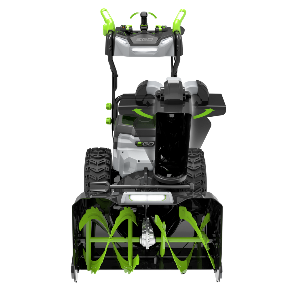EGO Power+ SNT2807 28 in. Self-Propelled 2-Stage Snow Blower with Peak Power™ and 2 x 12.0 Ah Batteries and Dual Port Charger